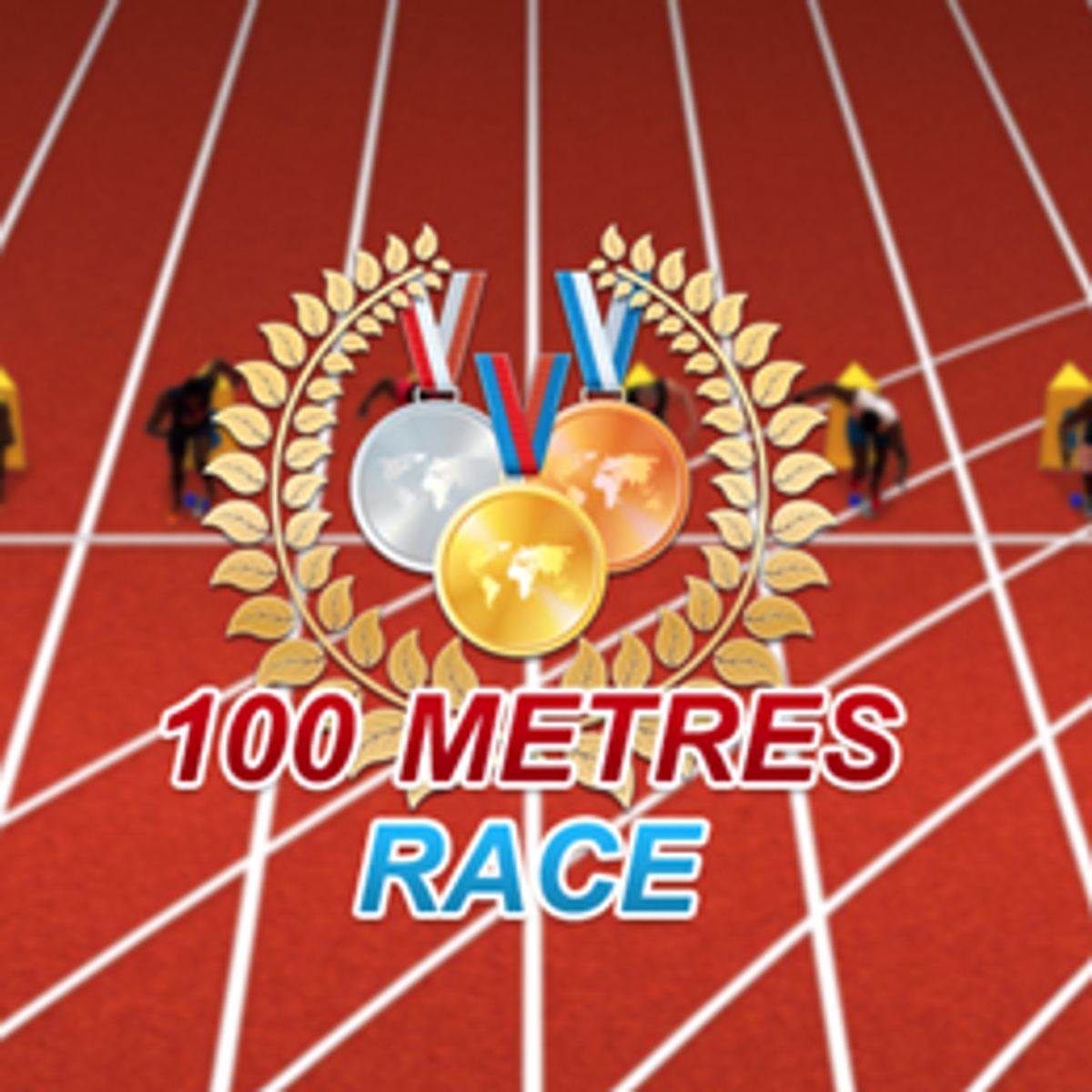 Install 100 Meters Race Running Sports Game App