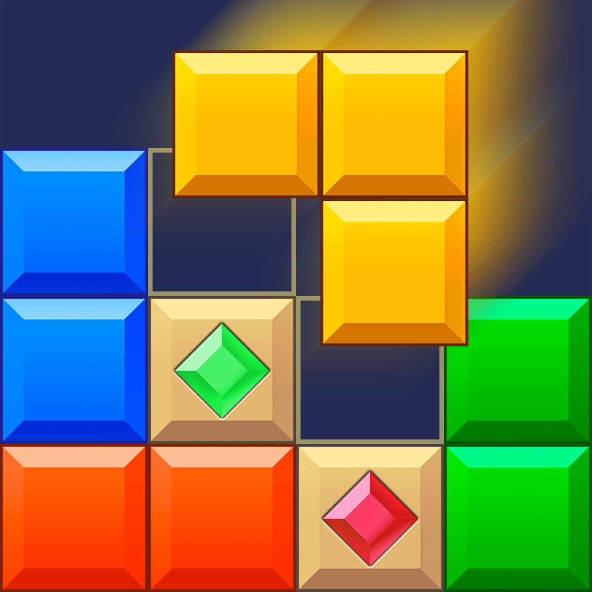 Install Blocky Blast Puzzle Block Matching Brain Game App