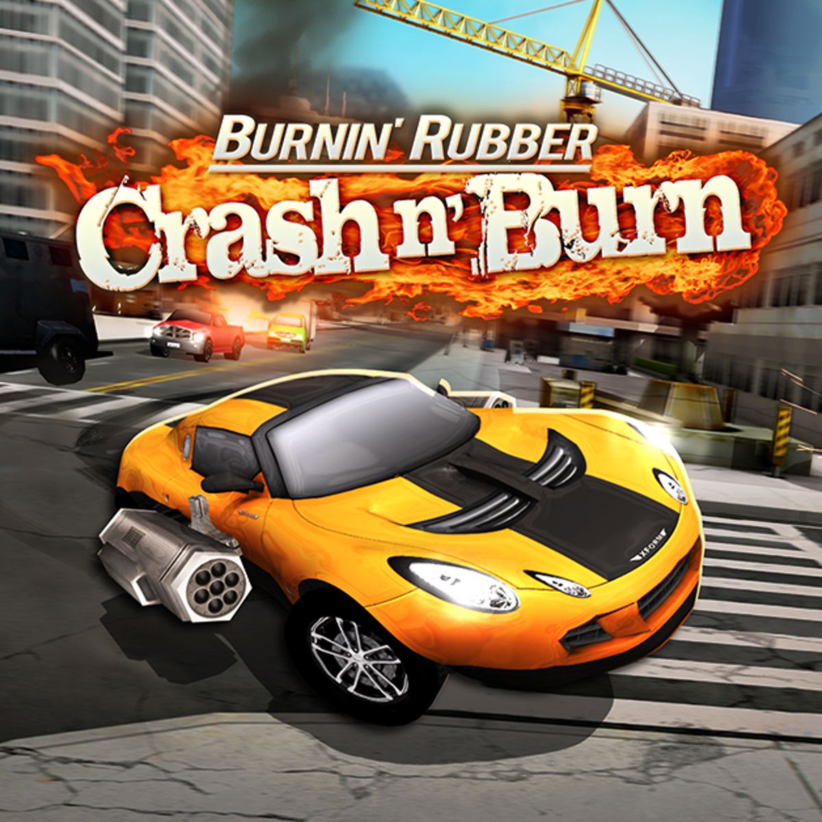 Install Burnin Rubber Crash N Burn Car Combat Racing Game App