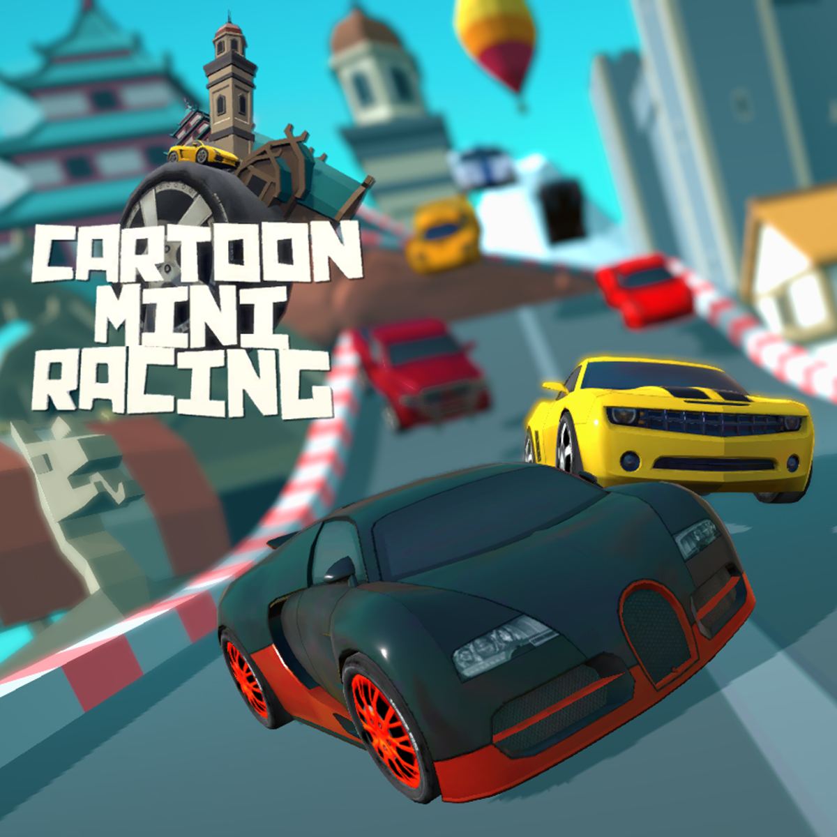 Install Mini Cartoon Car Racing Game App