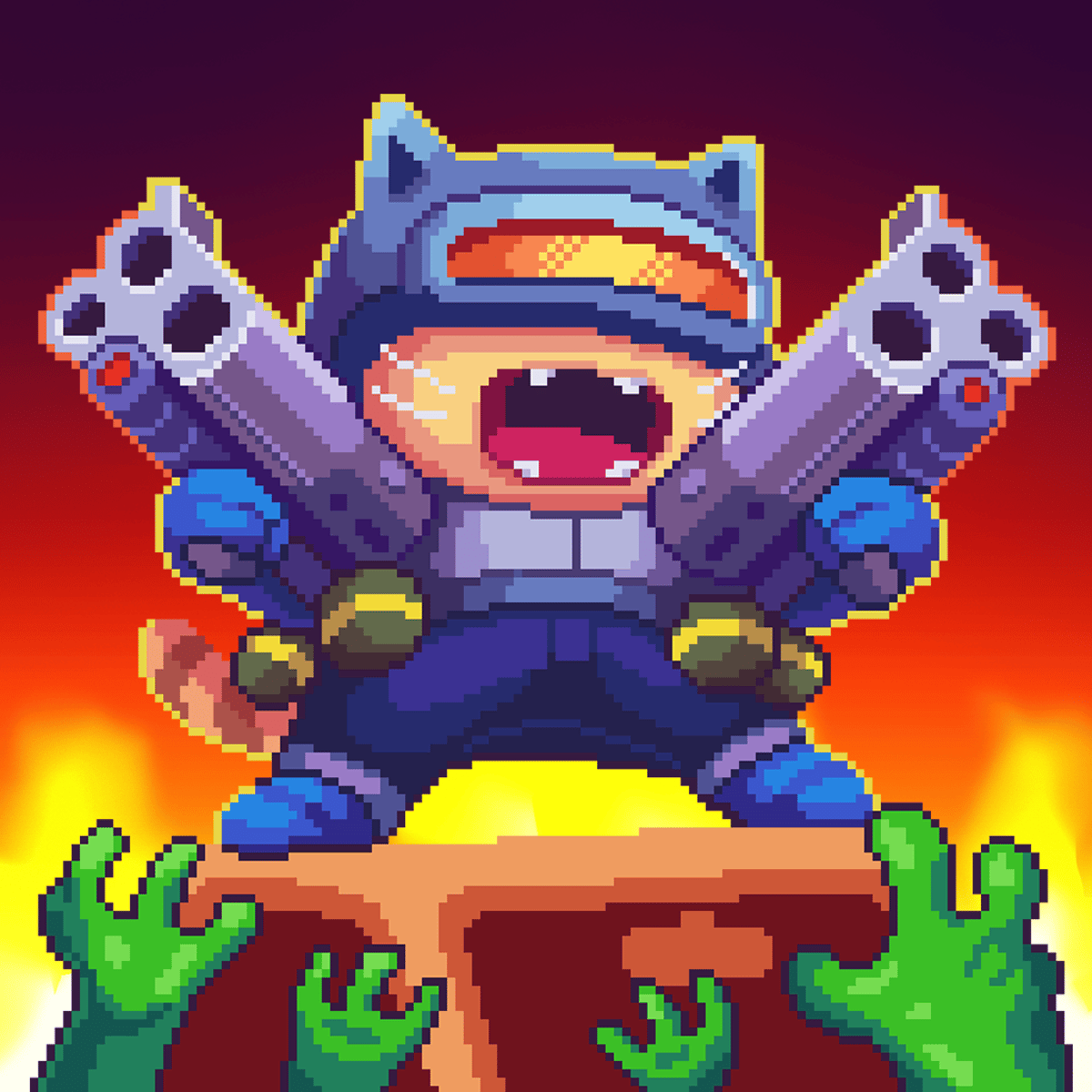 Install Gunner Super Zombie Shoot Cat Shooting Action Game App