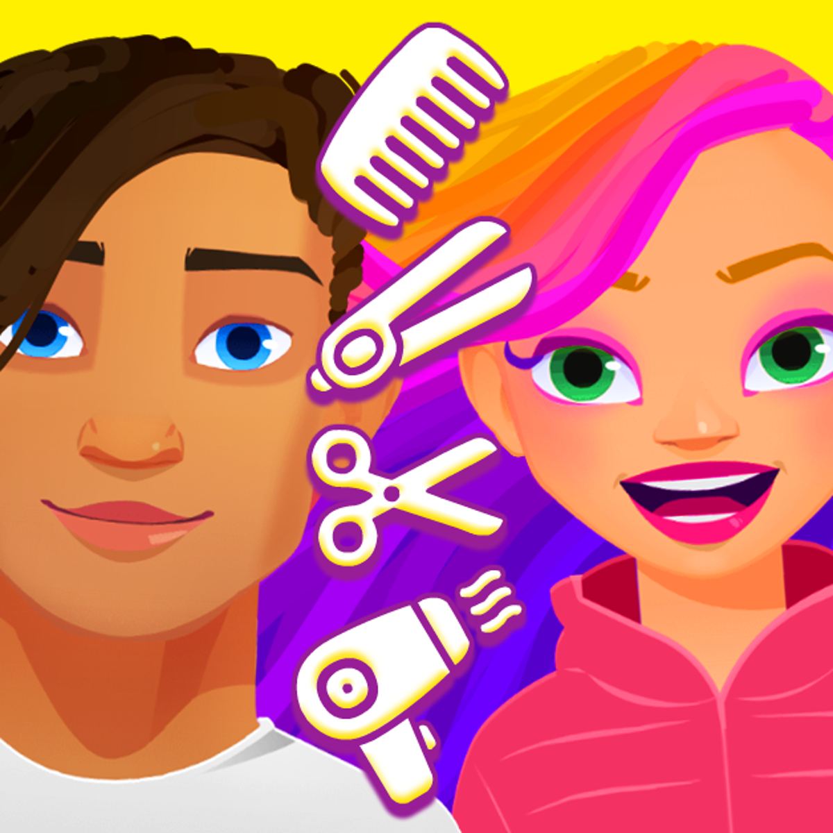 Install Diva Salon Beauty Hair Styling Game App