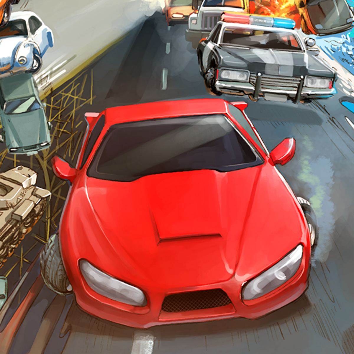 Install Freeway Fury 3 Highway Driving Action Game App