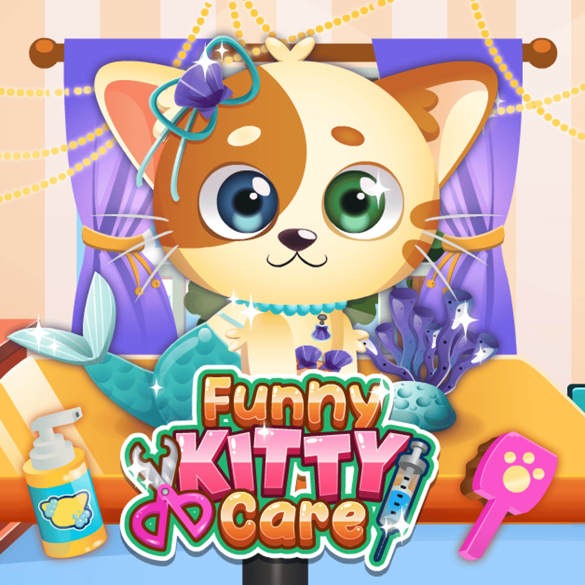 Install Funny Kitty Cute Cat Care Simulator Game App