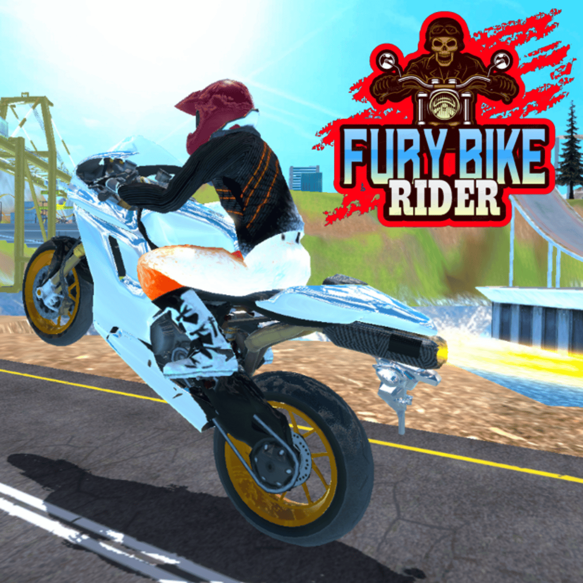 Install Fury Bike Rider Motorcycle Racing Adventure Game App