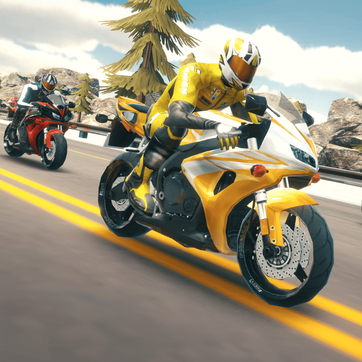 Install Highway Bike Simulator Motorcycle Driving Racing Game App