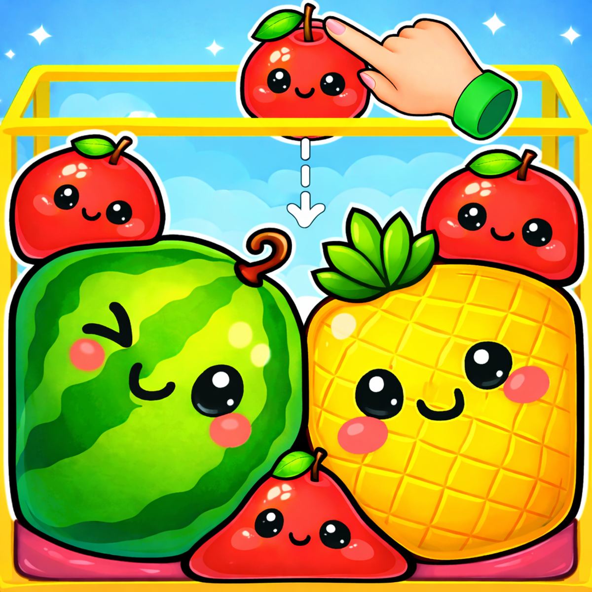 Install Jelly Fruit Sweet Puzzle Merge Game App