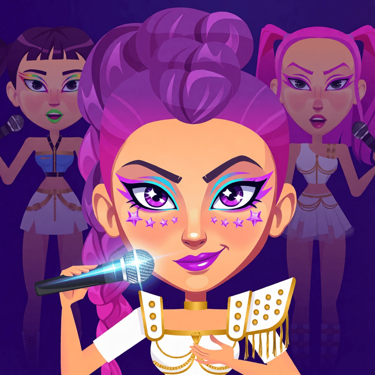 Install Kpop Concert Dress Up Fashion Makeup Music Game App