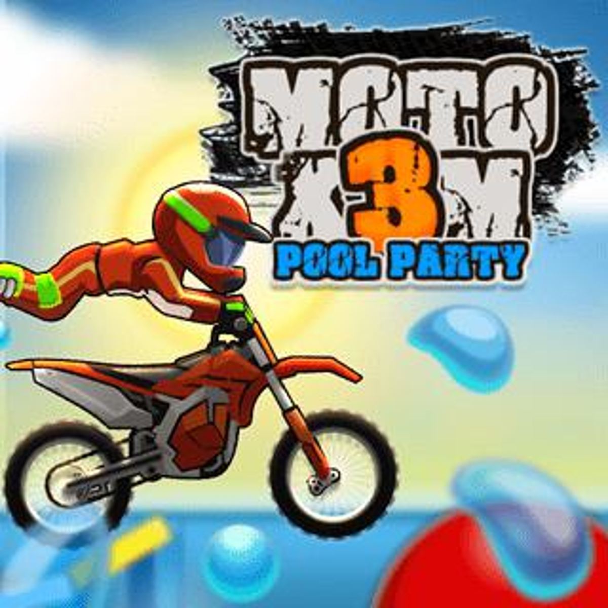 Install Moto X3m 5 Pool Party Summer Bike Racing Game App