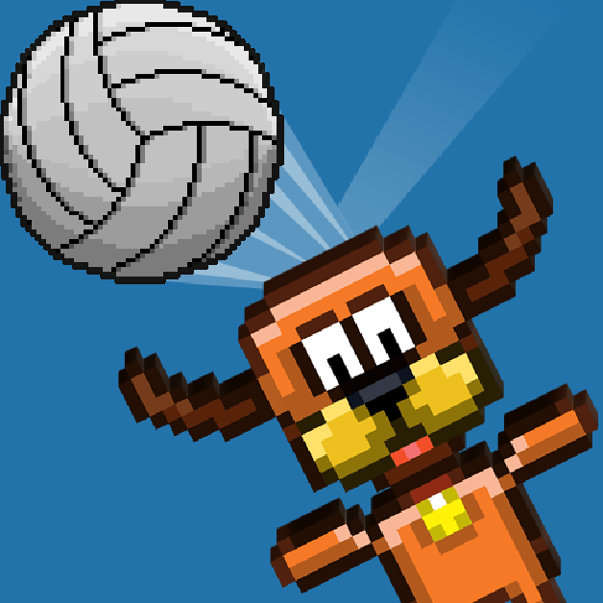 Install Pixel Volley Retro Volleyball Sports Game App