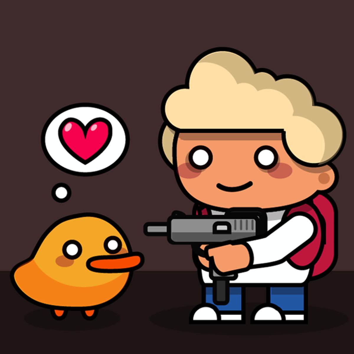 Install Steve And The Duck Shooter Pixel Shooting Adventure Game App