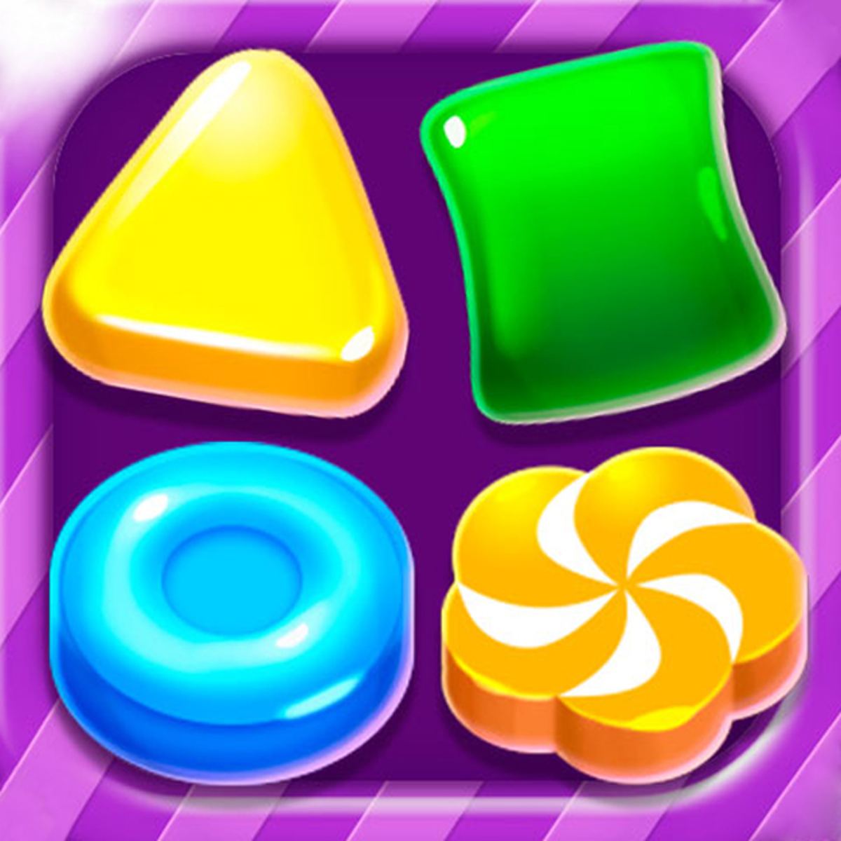 Install Sweet World Candy Puzzle Adventure Game App