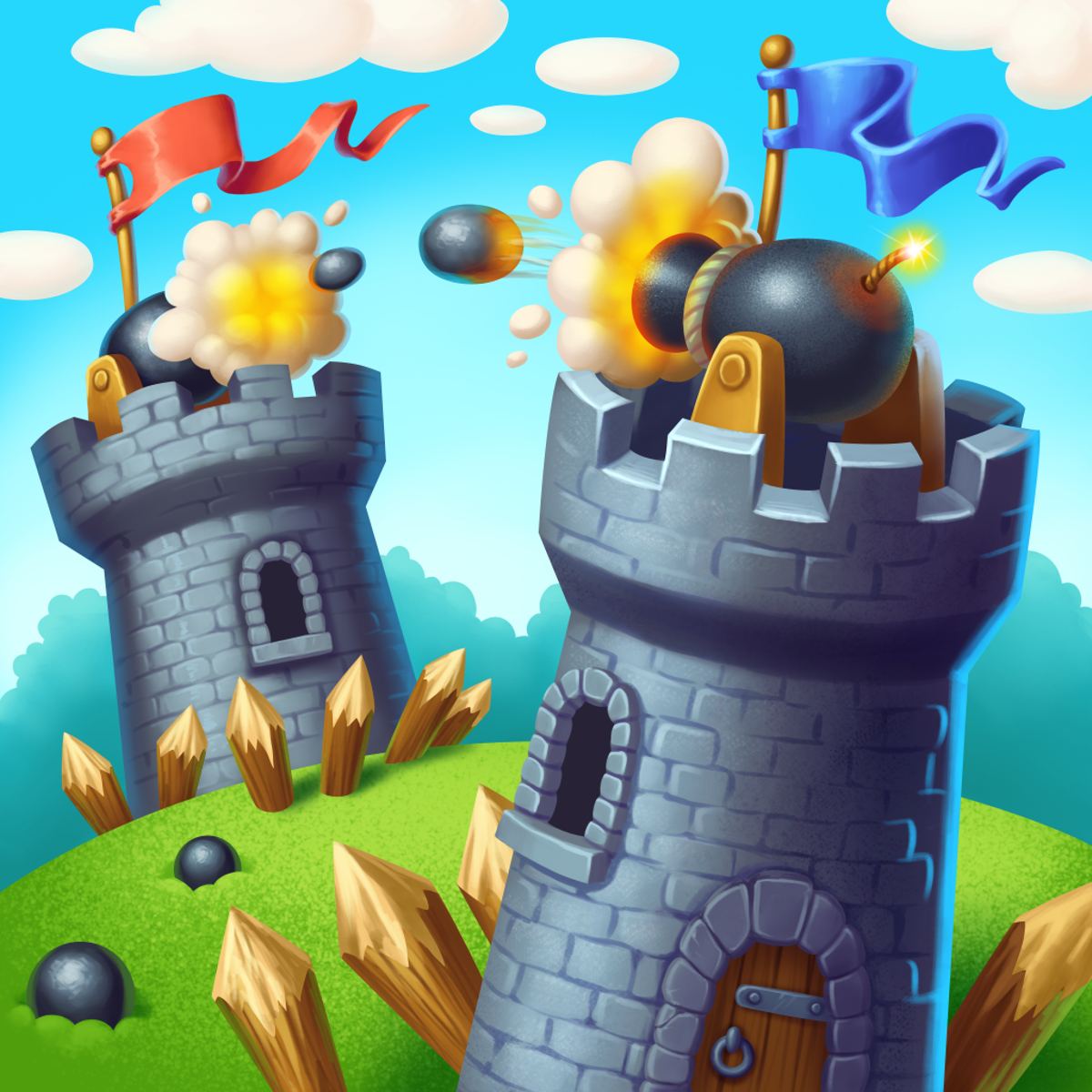 Install Crush Tower Battle Strategy Game App
