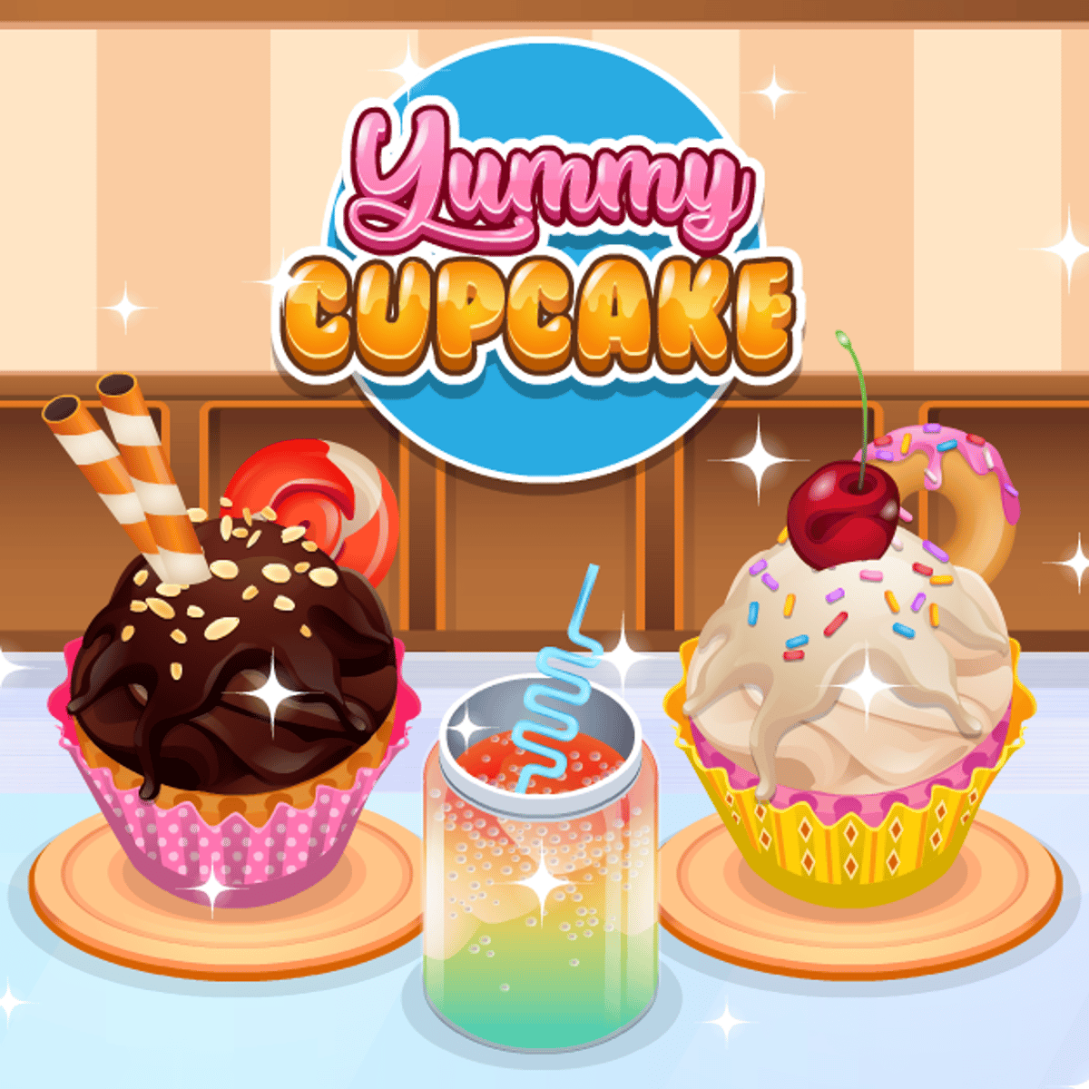 Install Yummy Cupcake Bakery Cooking Simulator Game App