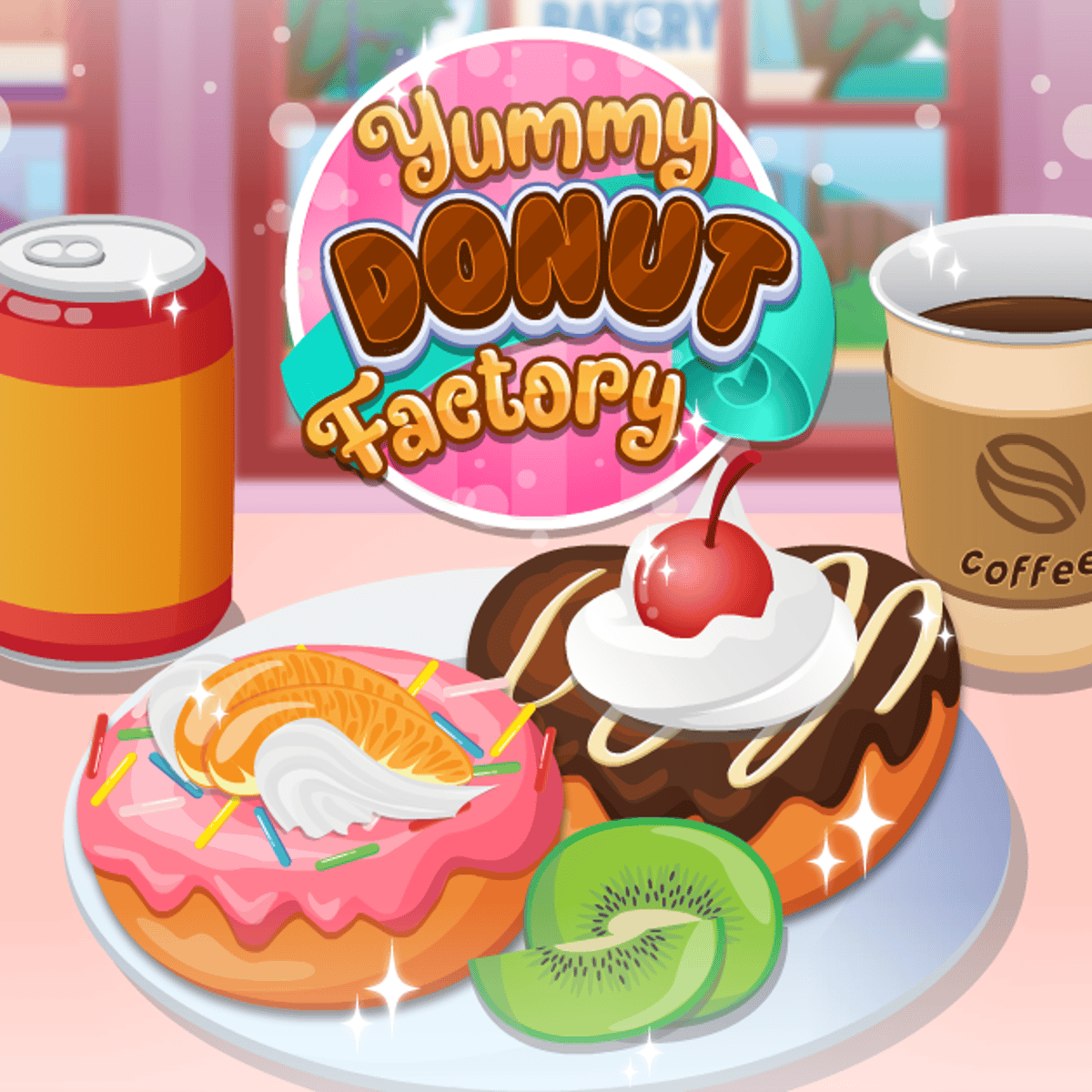 Install Yummy Donut Factory Dessert Cooking Simulator Game App
