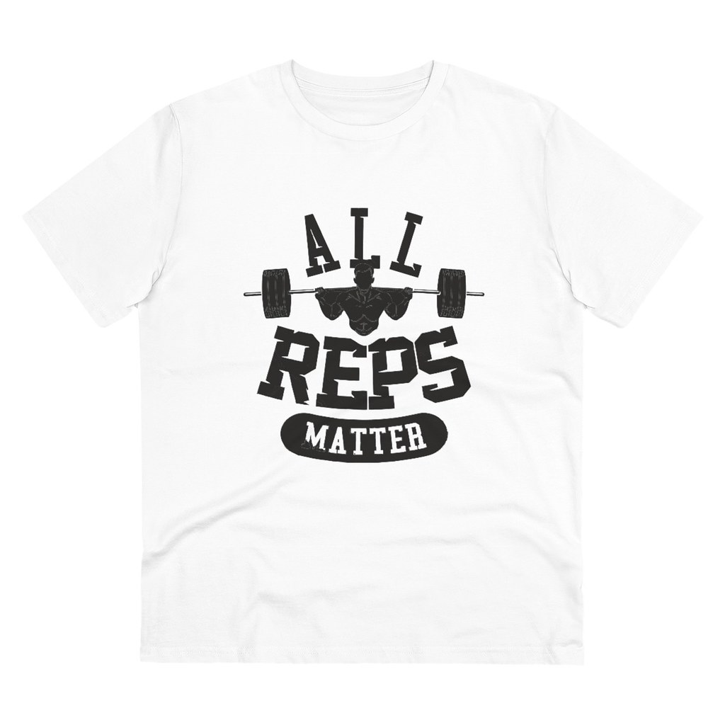 Men's PC Cotton All Reps Matter Printed T Shirt (Color: White, Thread Count: 180GSM)