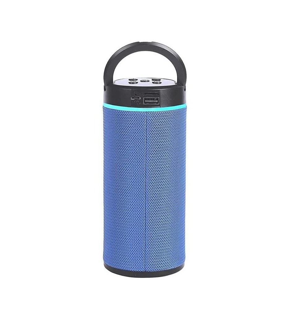 Plastic Rubber Wireless KT125 Bluetooth Speaker (Blue)