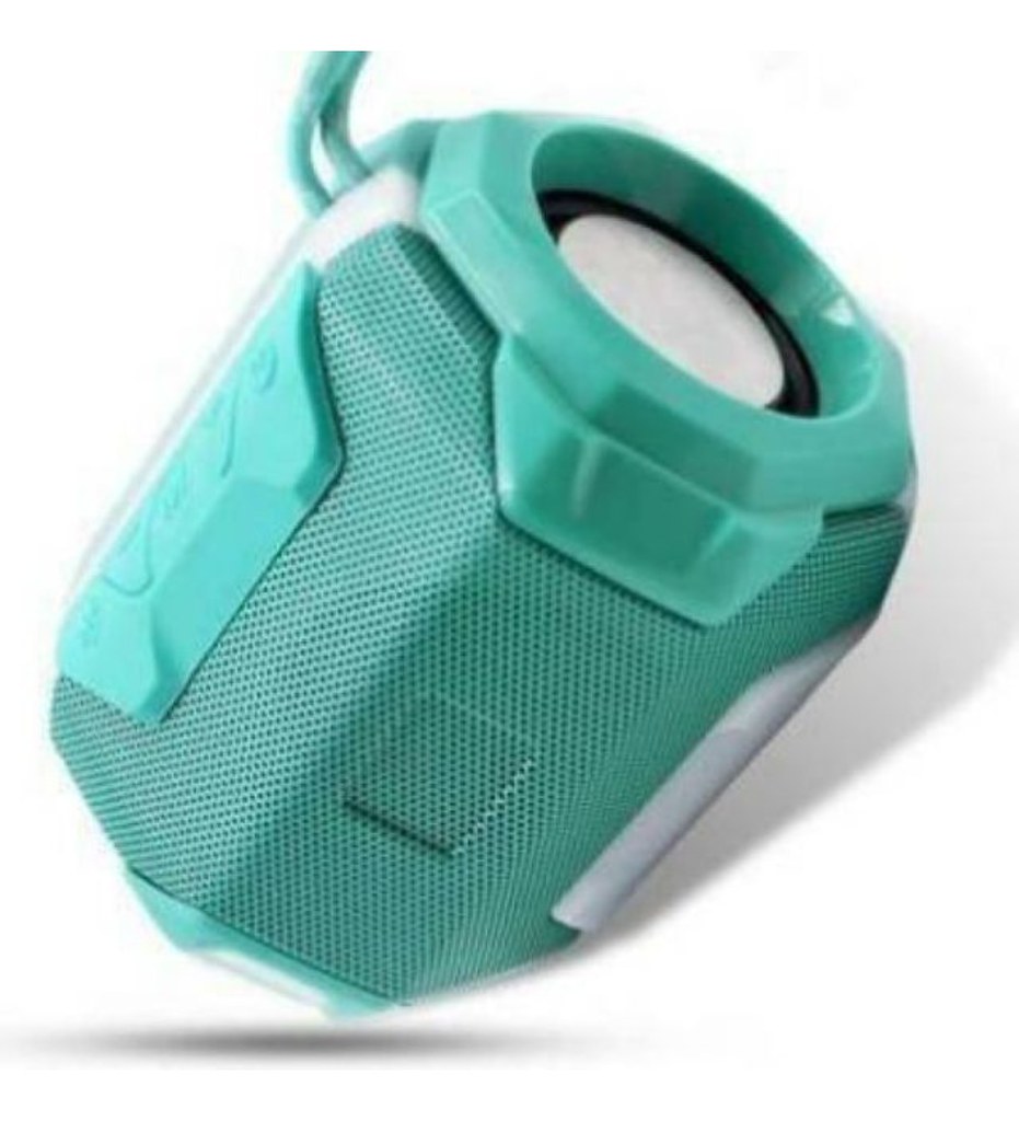 Plastic Rubber Wireless A005 Bluetooth Speaker (Sky Blue)