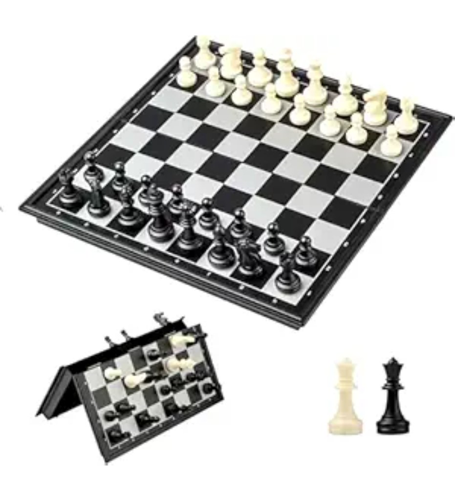 Plastic Chess Board Game For Kids And Adults (Multicolor )