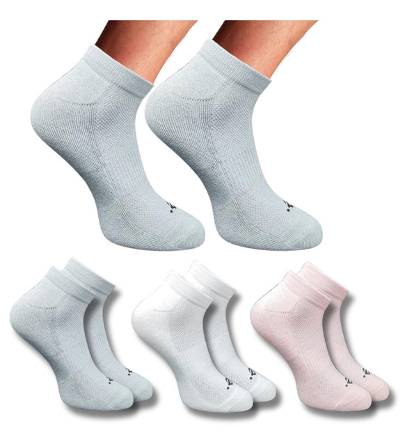 3_Pair Set Unisex Casual Cotton Printed Low Cut Socks (Multicolor)