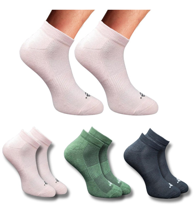 3_Pair Set Unisex Casual Cotton Printed Low Cut Socks (Multicolor)