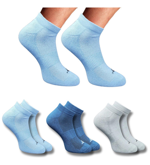 3_Pair Set Unisex Casual Cotton Printed Low Cut Socks (Multicolor)