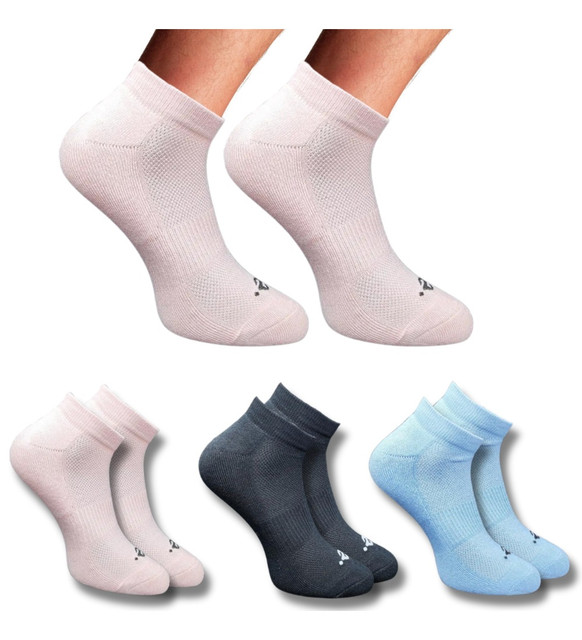 3_Pair Set Unisex Casual Cotton Printed Low Cut Socks (Multicolor)