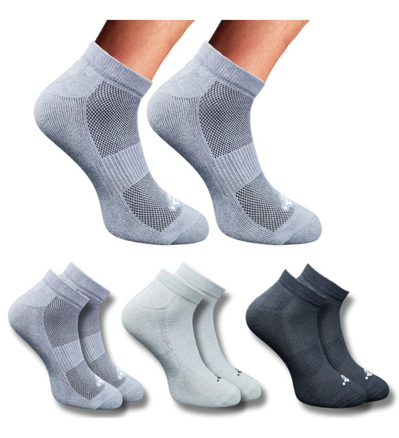 3_Pair Set Unisex Casual Cotton Printed Low Cut Socks (Multicolor)
