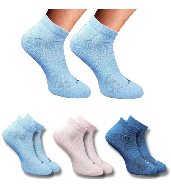 3_Pair Set Unisex Casual Cotton Printed Low Cut Socks (Multicolor)