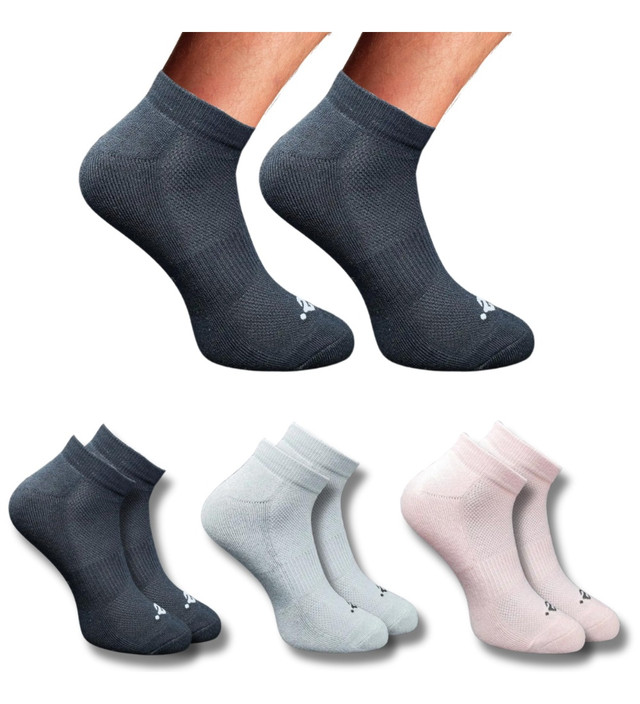 3_Pair Set Unisex Casual Cotton Printed Low Cut Socks (Multicolor)