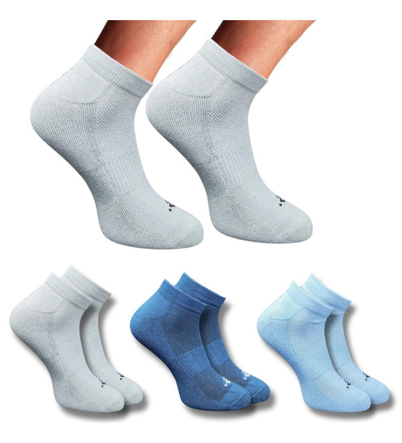 3_Pair Set Unisex Casual Cotton Printed Low Cut Socks (Multicolor)