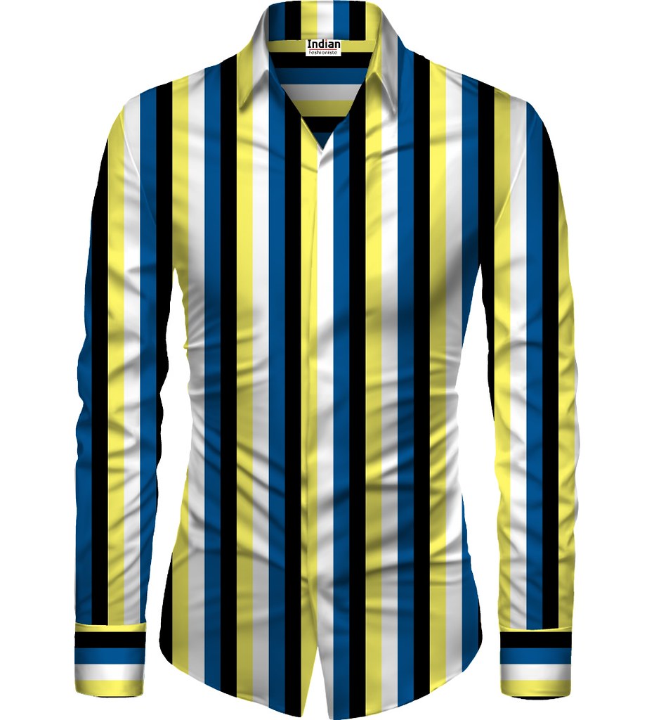 Men's Casual Floral Printed Cotton Blend Unstitched Shirt Fabric 1.6 Mtrs (Multicolor)