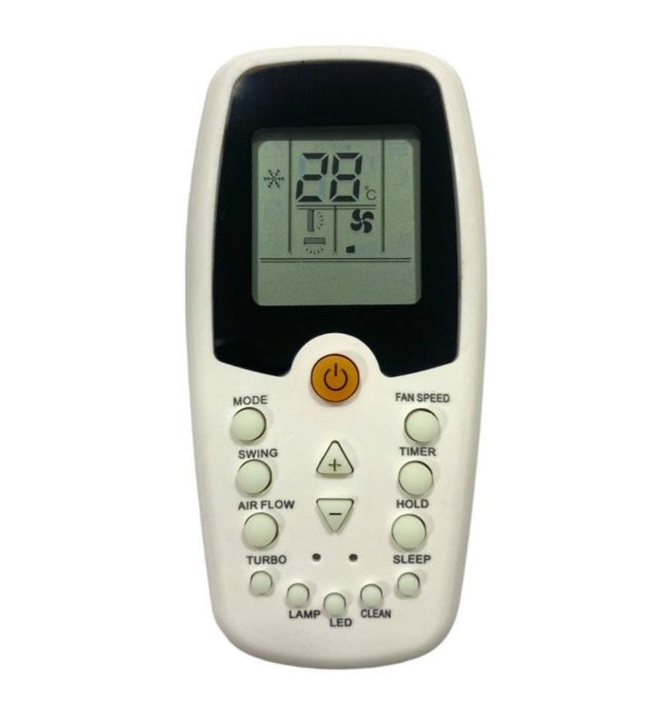 AC Remote No. 4A Compatible-Replacement for Croma AC Remote Control (White)
