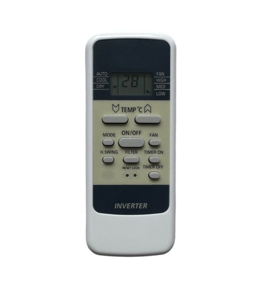 AC Remote No. 137B Compatible-Replacement for Hitachi AC Remote Control (White)