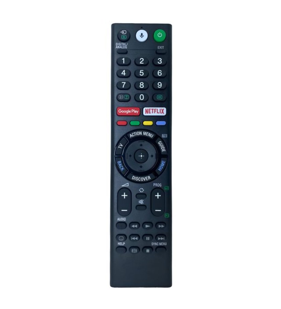 Smart TV Remote No. 1136 Compatible-Replacement for Sony 4K Smart LED UHD OLED QLED Android Bravia Remote Control (Black)