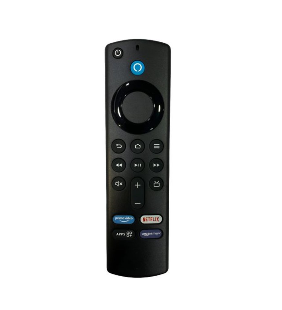Smart Remote No. 1113 Compatible-Replacement for Amazon Fire TV Stick 3rd Generation (Black)