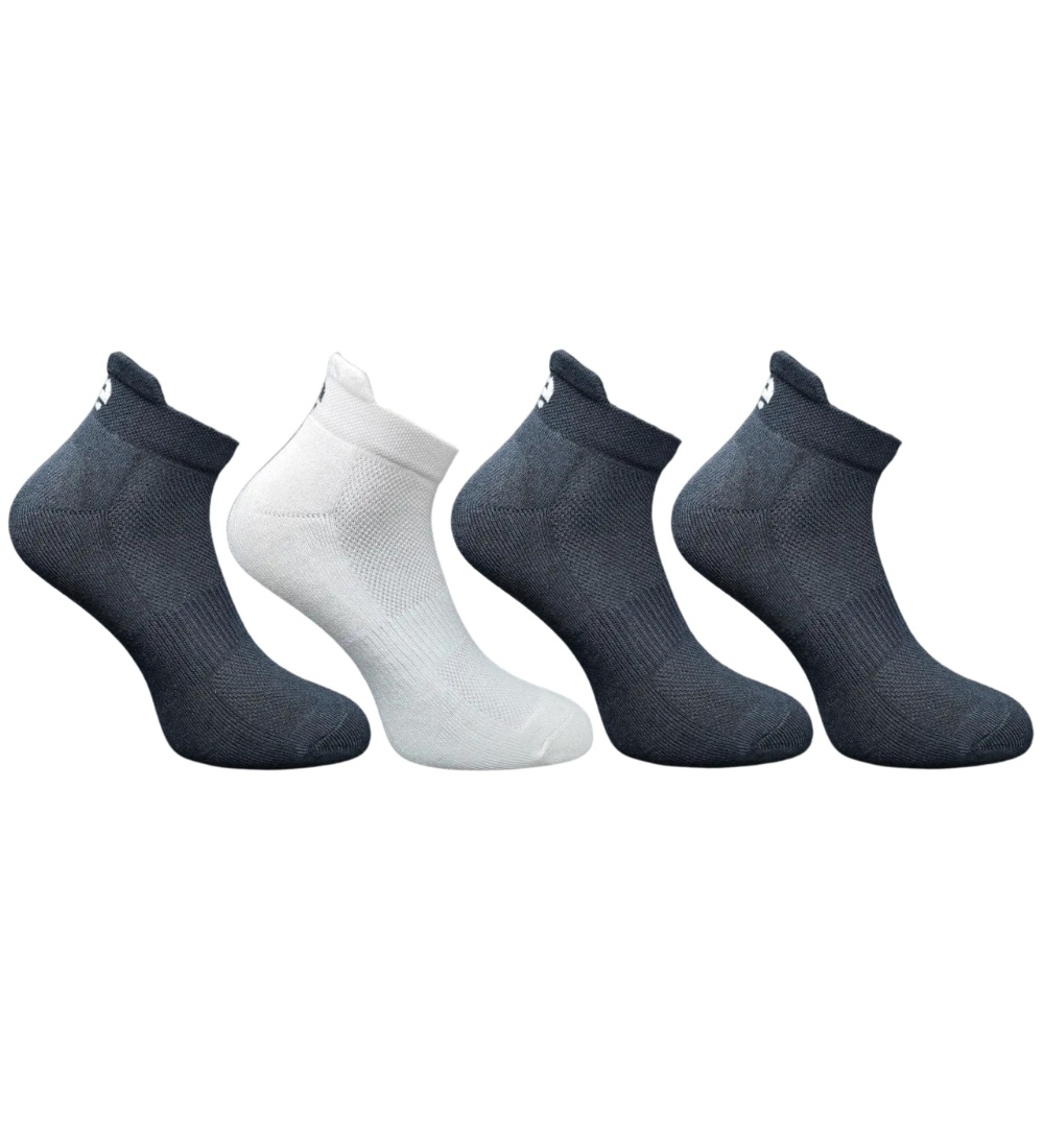 4_Pair Set Unisex Casual Cotton Printed Ankle Length Socks (Multicolor)