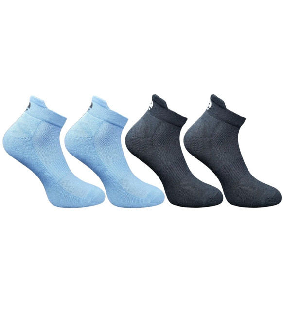 4_Pair Set Unisex Casual Cotton Printed Ankle Length Socks (Multicolor)