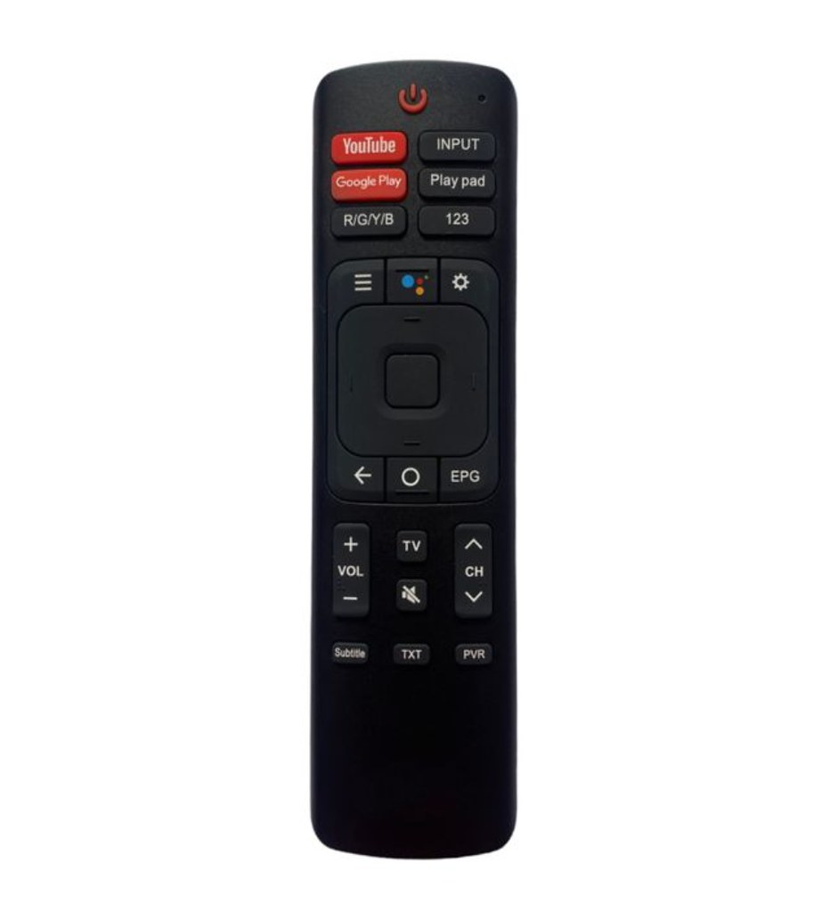 Smart TV Remote No. 1080 Compatible-Replacement for Vu Smart TV LCD-LED Remote Control (Black)