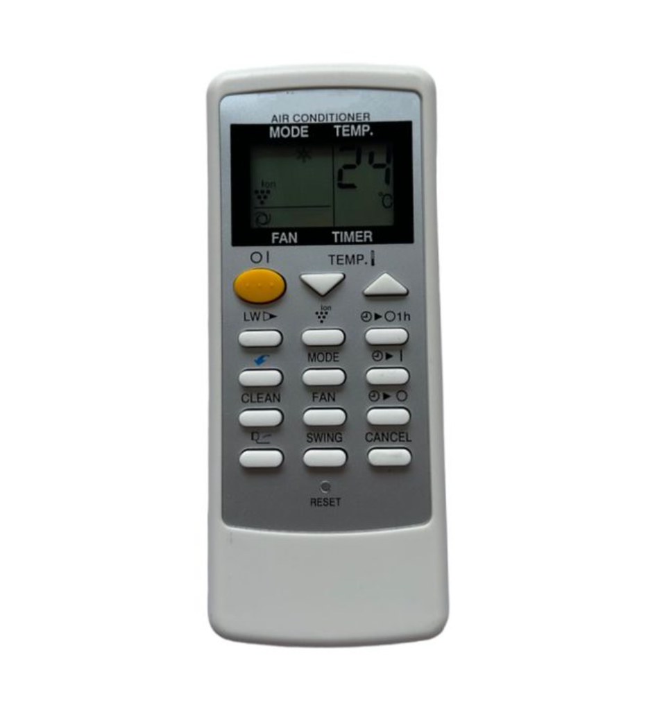 AC Remote No. 76B Compatible-Replacement for Sharp AC Remote Control (White)