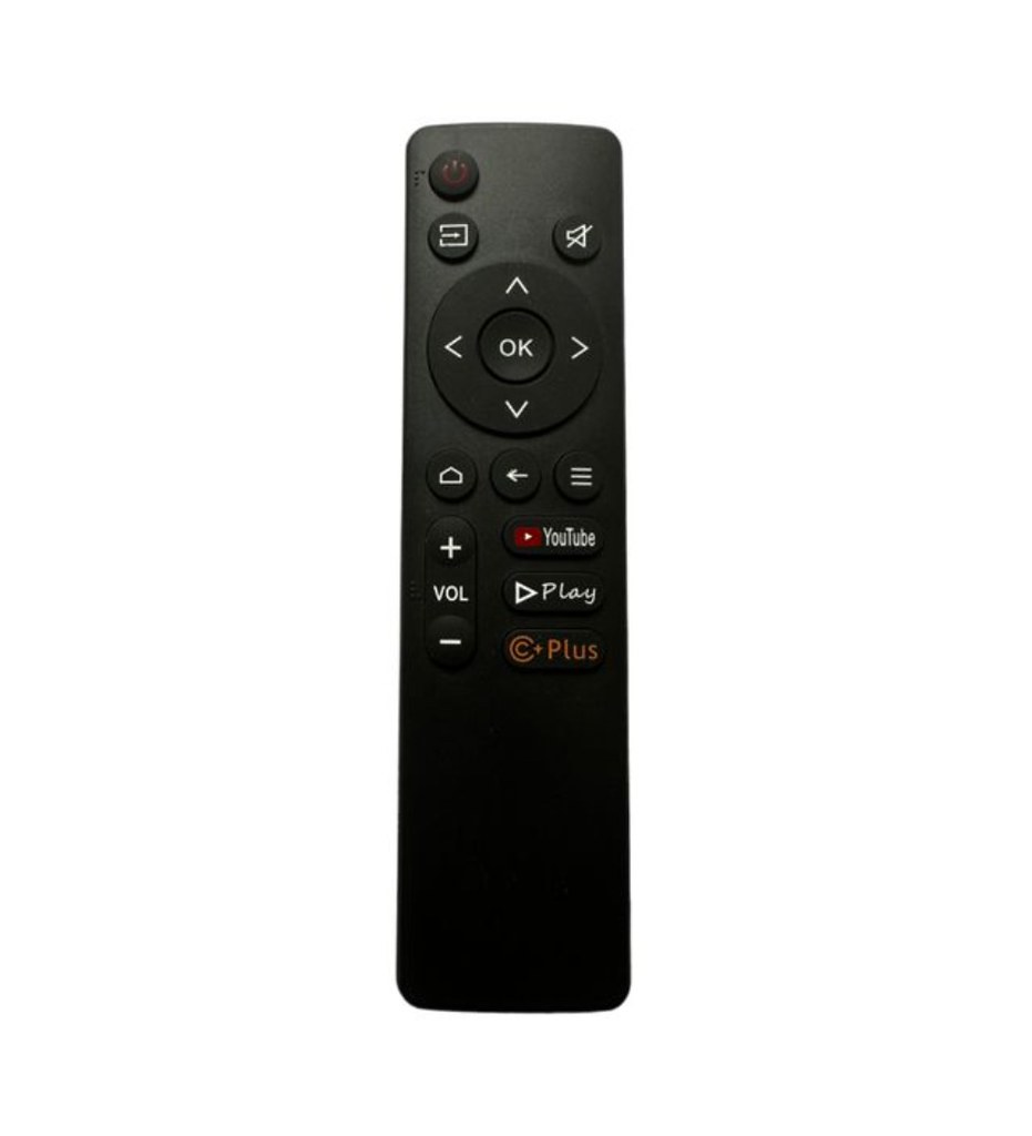Smart TV Remote No. 1053 with YouTube - Plus Functions- Compatible-Replacement for Coocaa Smart TV LCD-LED Remote Control (Black)