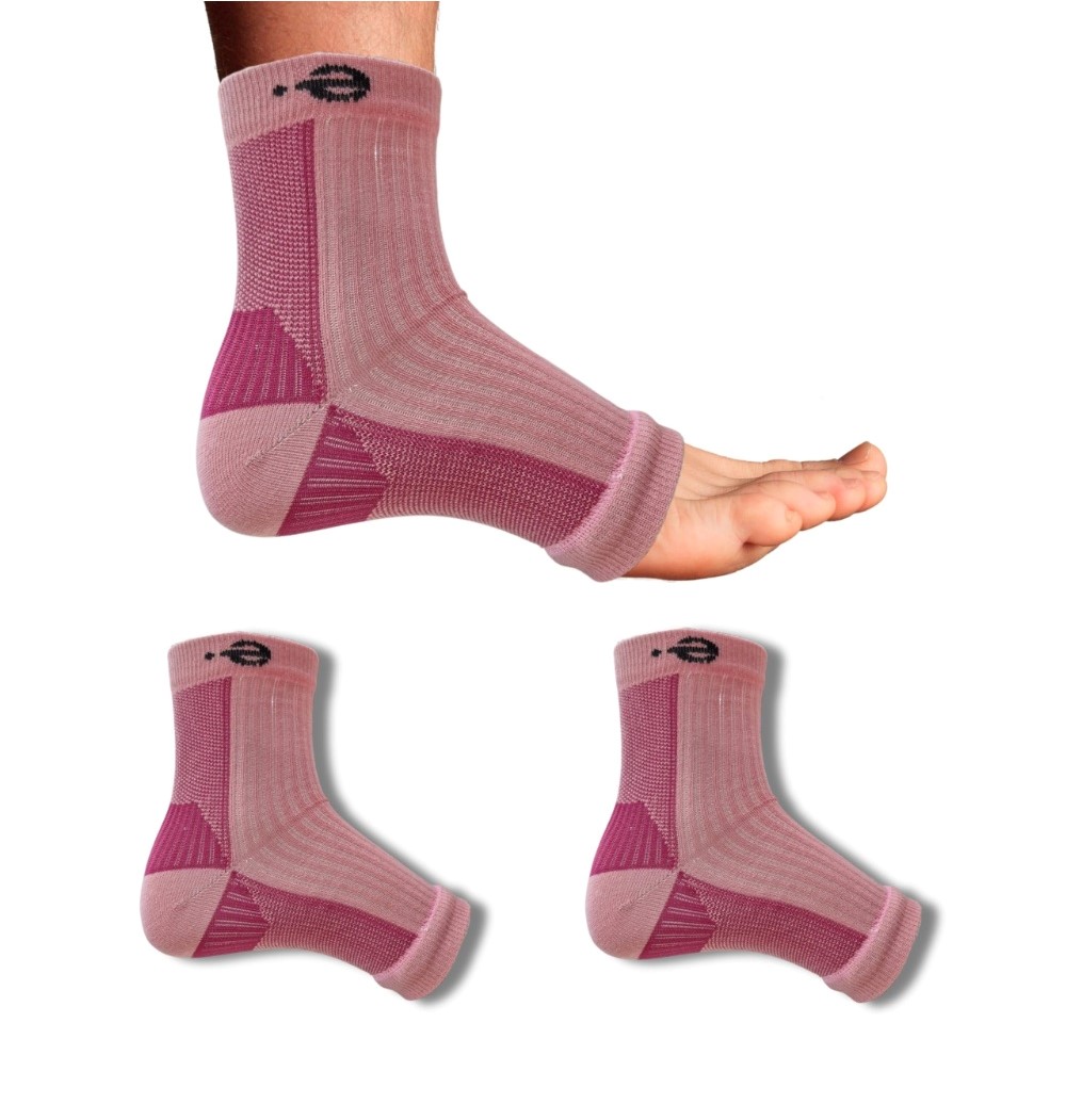 3_Pair Set Unisex Casual Cotton Printed Ankle Length Support Socks (Multicolor)