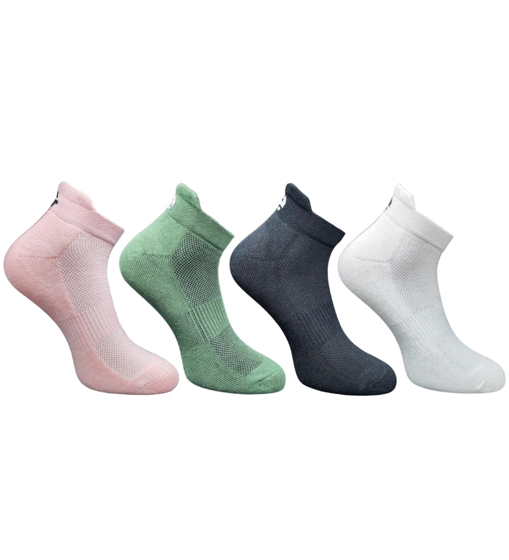 4_Pair Set Unisex Casual Cotton Printed Ankle Length Socks(Multicolor)