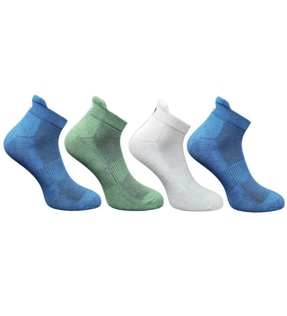 4_Pair Set Unisex Casual Cotton Printed Ankle Length Socks(Multicolor)