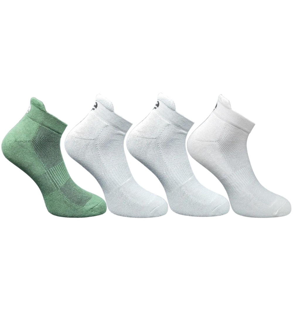 4_Pair Set Unisex Casual Cotton Printed Ankle Length Socks(Multicolor)