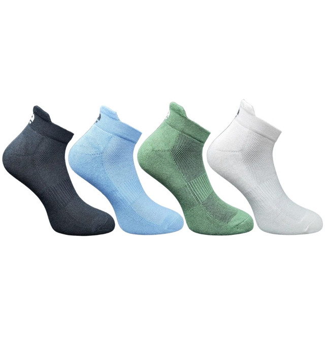 4_Pair Set Unisex Casual Cotton Printed Ankle Length Socks(Multicolor)