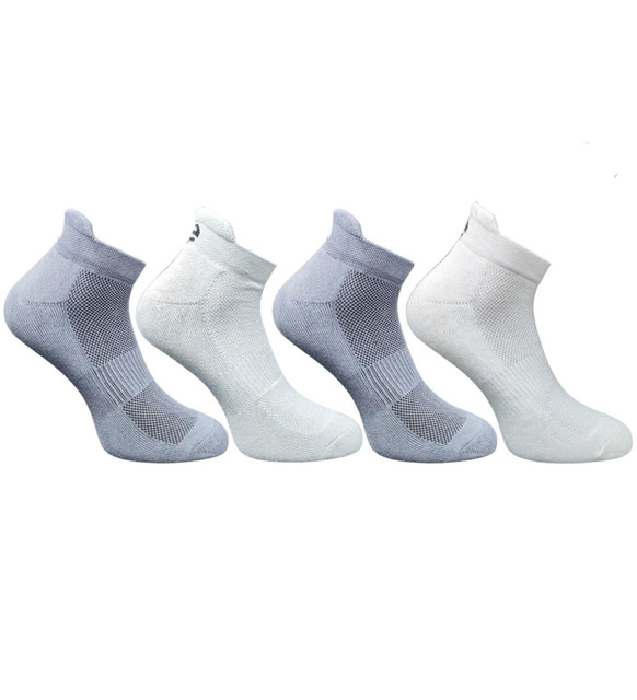 4_Pair Set Unisex Casual Cotton Printed Ankle Length Socks(Multicolor)