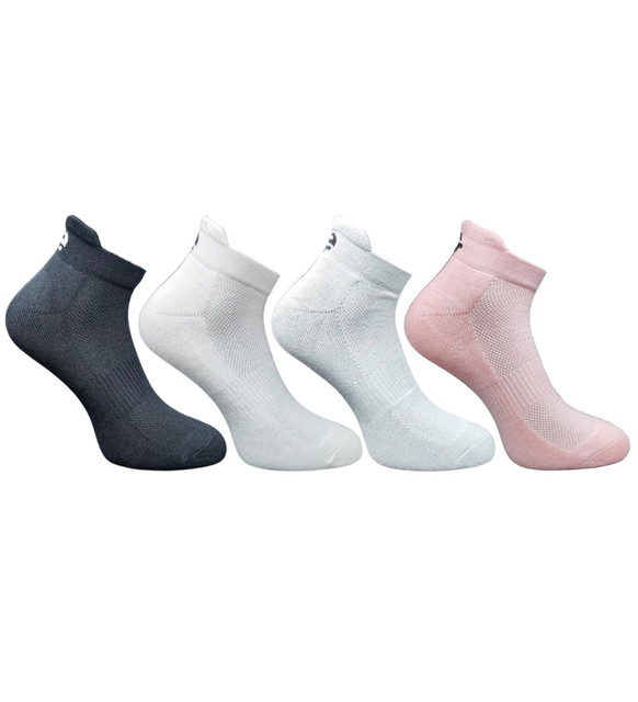 4_Pair Set Unisex Casual Cotton Printed Ankle Length Socks(Multicolor)