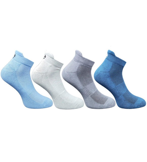 4_Pair Set Unisex Casual Cotton Printed Ankle Length Socks(Multicolor)