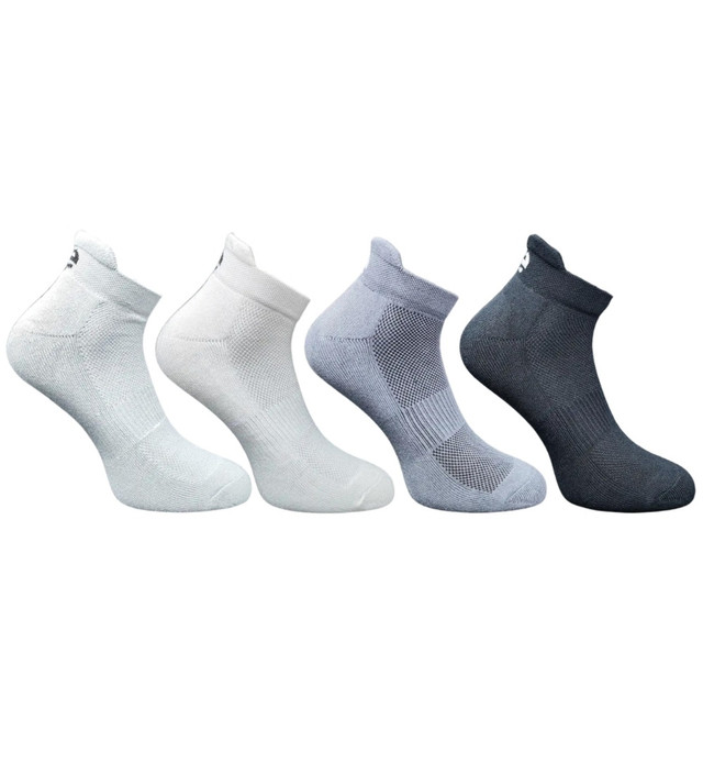 4_Pair Set Unisex Casual Cotton Printed Ankle Length Socks(Multicolor)